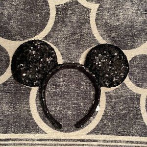 COPY - Mickey Mouse Ear Sequin Headband // Disney Parks Minnie Mickey Ears Head…